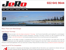 Tablet Screenshot of jero.co.nz